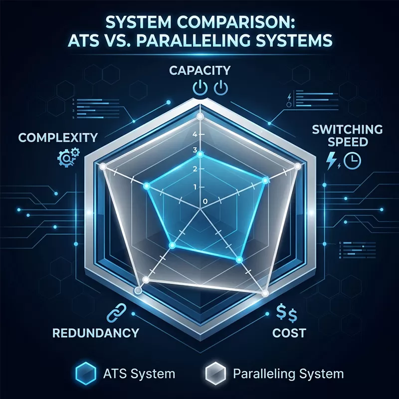 ATS Cabinet vs. Generator Synchronization Panel  (4)